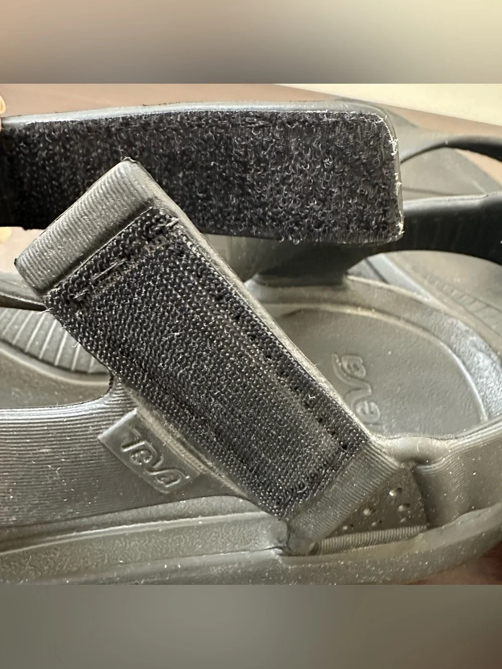 Teva Hurricane Drift Black Men's Sport Sandals Hook & Loop Outdoors Size 13